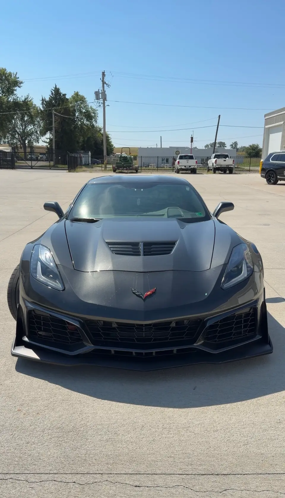 Chevrolet Corvette before window tint